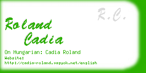 roland cadia business card